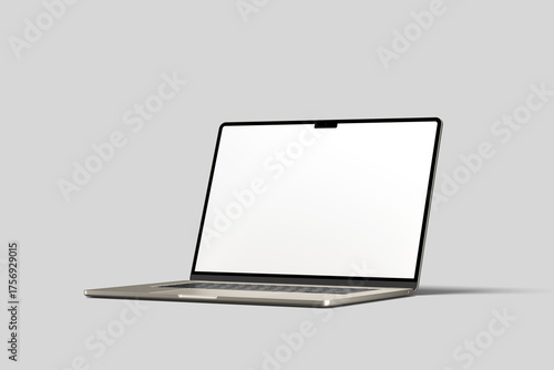 Laptop 15 inch blank mockup 