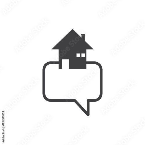 House speech bubble icon
