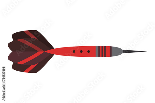 Dart icon isolated on white background