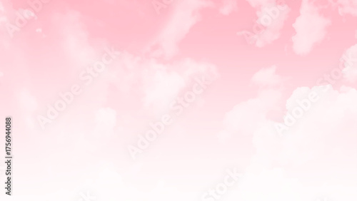 Bright pink gradient filter sky and clouds for background stock photo