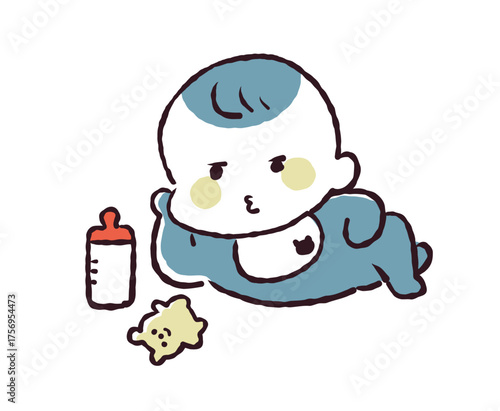 赤ちゃんのイラスト