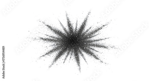 Black and white abstract ink splatter background