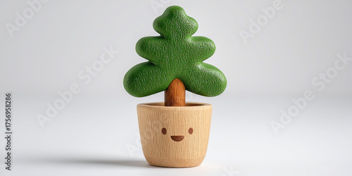 Simple Christmas tree on wh...