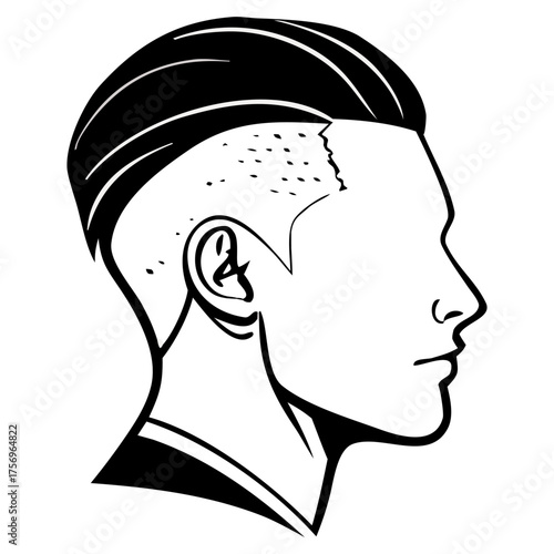 Men’s Hair Style Vector Set | Realistic Male Haircut Collection for Barber, Fashion, and Avatar Design.