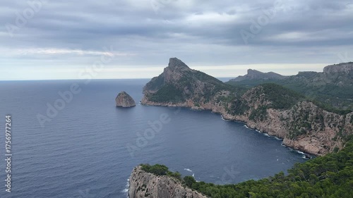 Cap formentor mirador es colomer mallorca panoramic seascape view