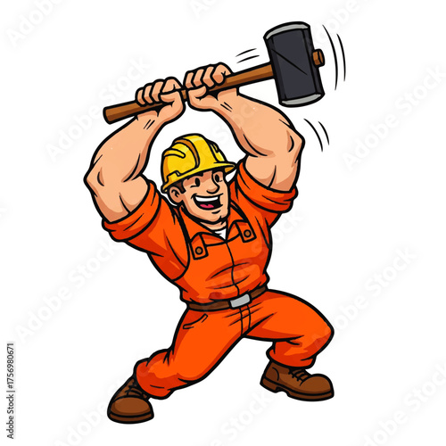 Adorable Cartoon Wedding Couple Kissing with Hearts and Flowers, Expressing Love and Romance on Their Special Day - Vector Illustration