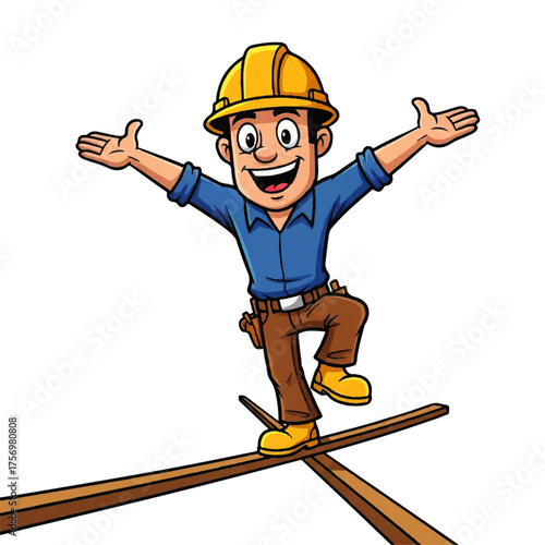 Adorable Cartoon Wedding Couple Kissing with Hearts and Flowers, Expressing Love and Romance on Their Special Day - Vector Illustration