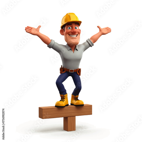 Adorable Cartoon Wedding Couple Kissing with Hearts and Flowers, Expressing Love and Romance on Their Special Day - Vector Illustration