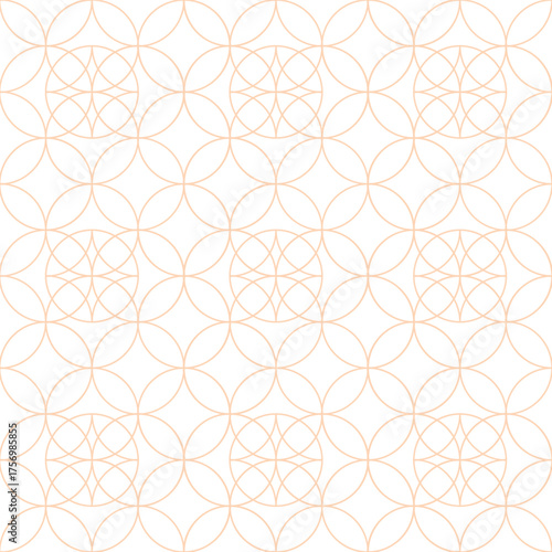 Subtle geometric pattern with delicate abstract floral elements subtle texture wallpaper textile design seamless repeating ornament vector