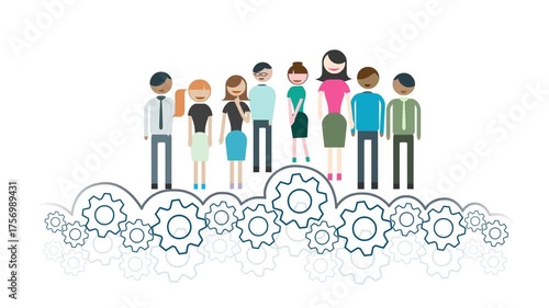 group of business people