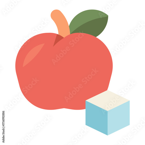 fructose sweet icon flat icon