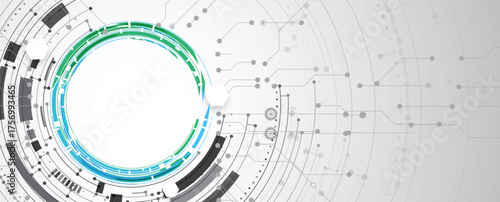 Abstract scientific circuit technology concept board background