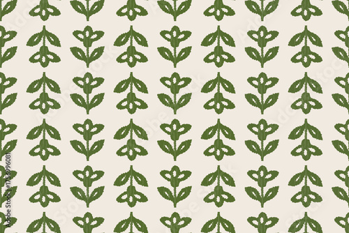 Vector damask seamless pattern background. Elegant luxury texture for wallpapers, backgrounds, and page fill.Motifs Ikat floral embroidery.ethnic oriental pattern traditional.geometric folklore