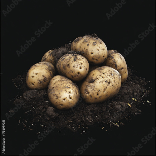 food vegetables potatoes bunch with zeppelin