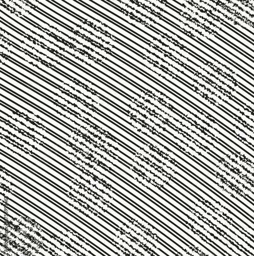 Diagonal striped texture with noisy circles.