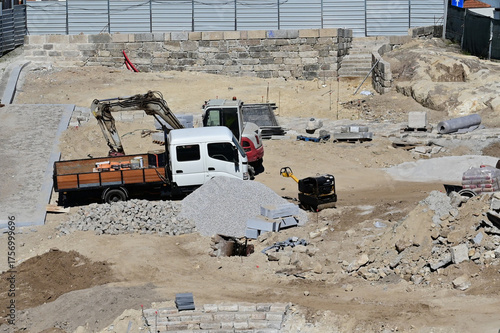 Construction Site in Porto, Portugal. 