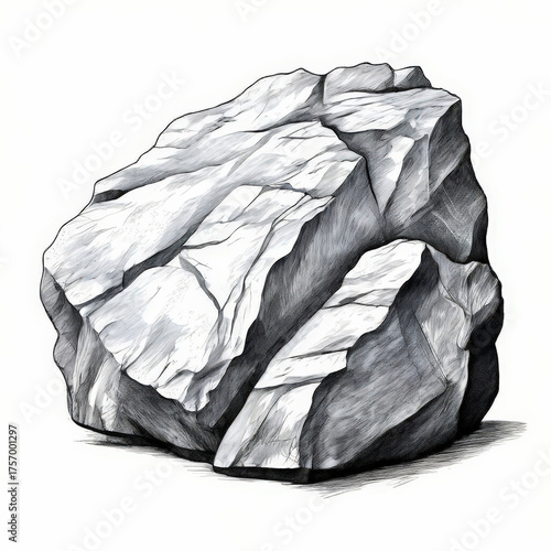 an AI Image Generator, Close-up Illustration of Realistic Rough Rock Texture