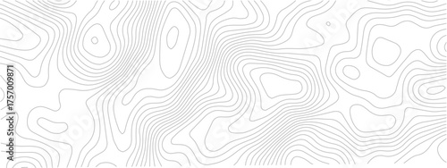 Abstract topographic map background contour lines pattern great for presentations and data visualization