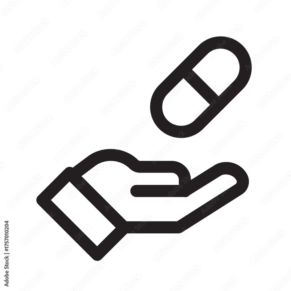 Fototapeta premium Hand with Pill