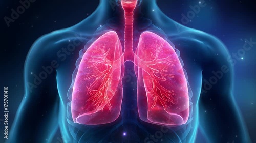 medical illustration of a human upper body.