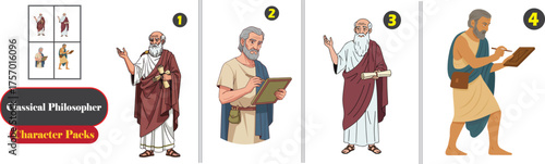 Classical Philosopher Pack – Teacher and Students in Ancient Greece