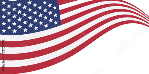 Waving american flag patriotic background usa symbol motion abstract vector,waving american flagbackground vector