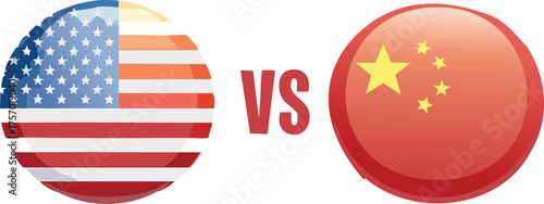 Unity in Diversity: A Circle of Stars and Dragons - Exploring the USA and China Flag Connection