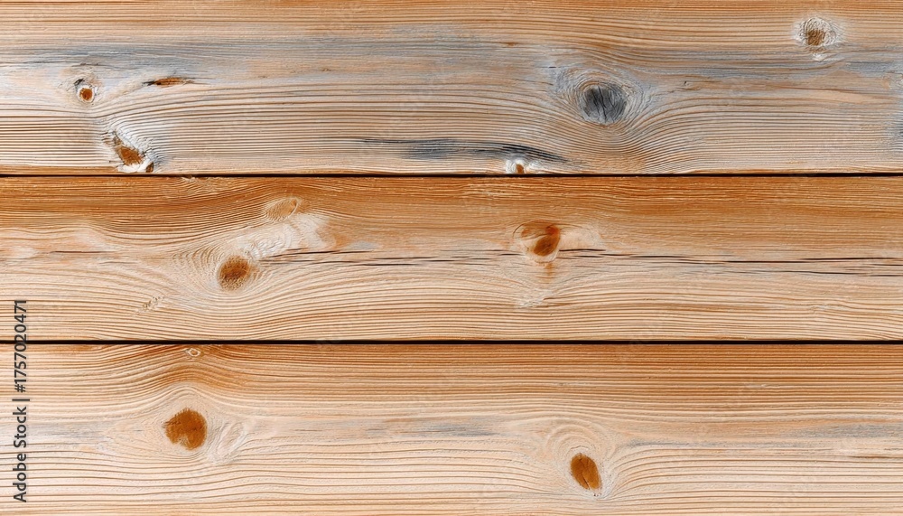 Fototapeta premium Close Up of Weathered Wooden Planks for Rustic Backdrop, Textured Timber Surface for Carpentry