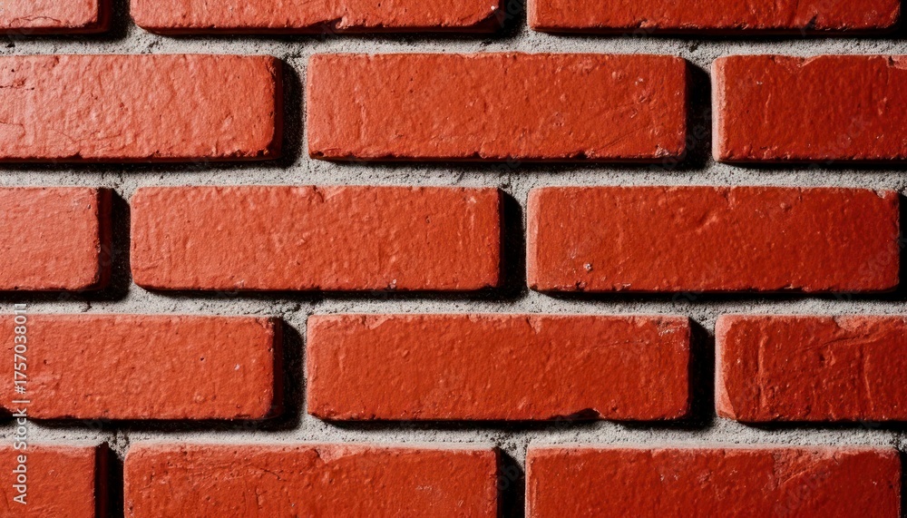 Obraz premium Red Brick Wall Texture — Detailed Architectural Background