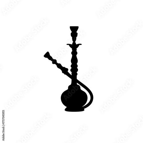 hookah vector silhouette