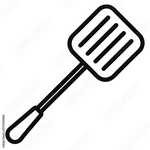 Cooking Spatula Icon — Kitchen Utensil and Cooking Tool Vector