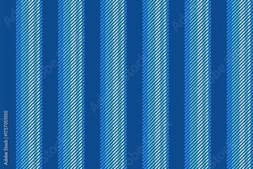 Indian background vector fabric, long texture textile vertical. Vogue seamless lines pattern stripe in blue and cyan colors.