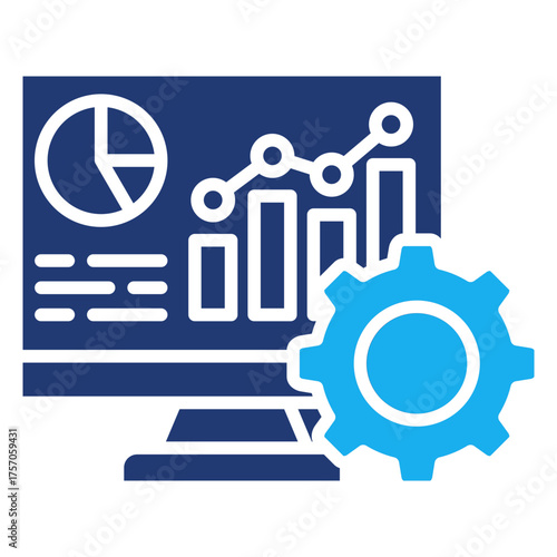 statistics management icon