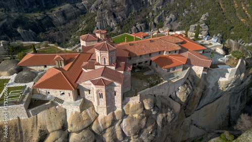 Meteora is a rocky region w...
