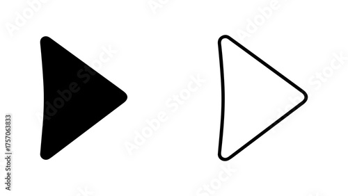 Right arrow icons with transparent background