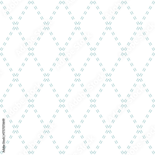 Geometric dotted light blue and white pattern. Seamless abstract modern texture for wallpapers and backgrounds