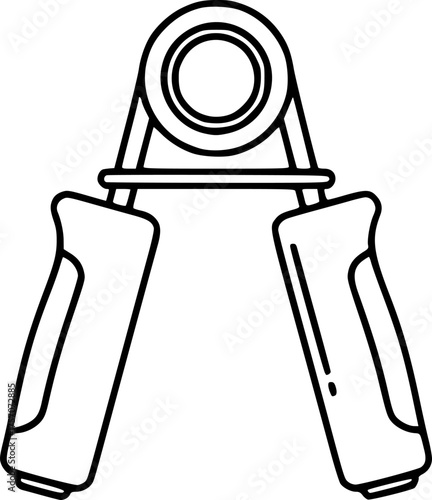 hand grip, vector illustration