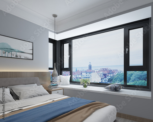modern bedroom interior