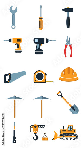 Construction Tools and Equipment - Essential Gear for Building and Repair.