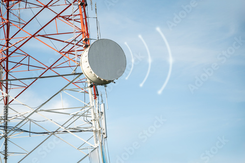 telecommunication mast TV antennas wireless technology	