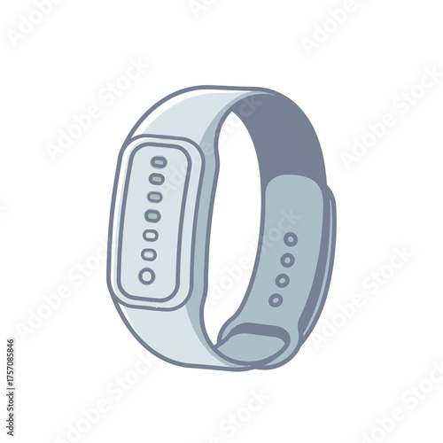 Fitness Tracker Wristband with Digital Display for Health Monitoring.