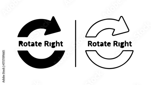 Rotate right arrows with transparent background