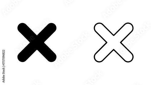 Cross symbol with transparent background