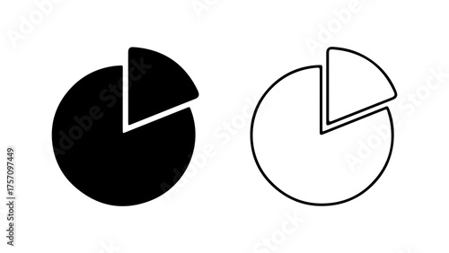 Pie chart with transparent background