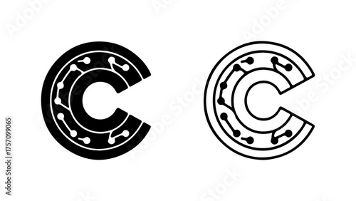 Bearing components with transparent background