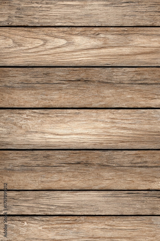 Obraz premium Rustic Charm with Walnut Plank Texture Seamless Pattern Ideal for Wooden Backdrop in Flat Design