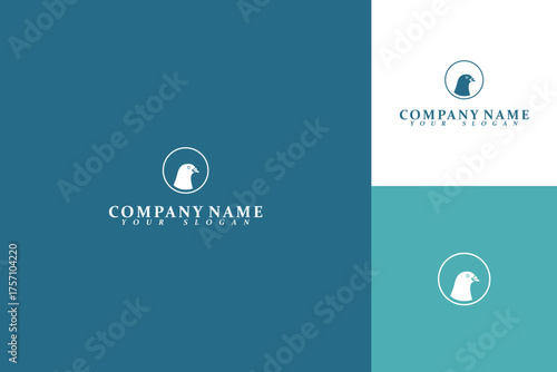 Elegant Eagle Head Logo Design for Corporate Branding and Identity.