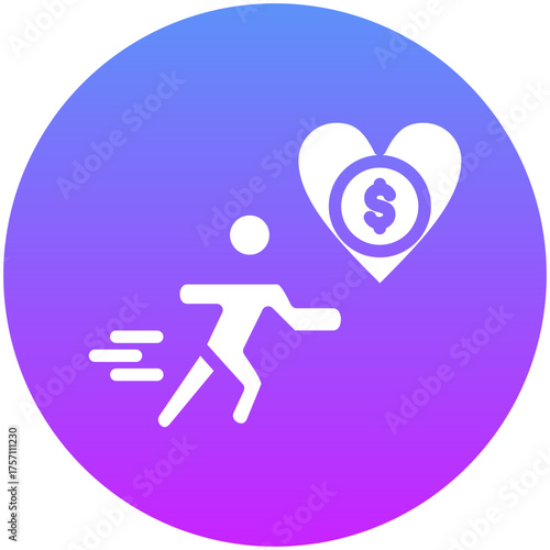 Charity Run Icon