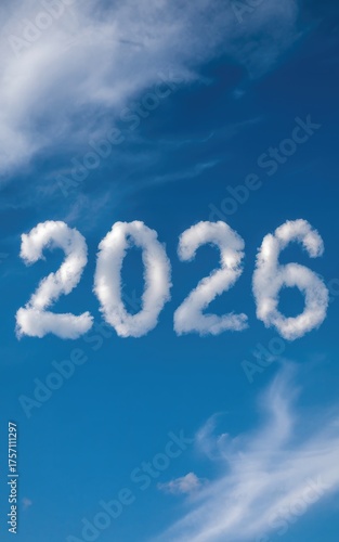 2026 New Year Celebration Concept Illustration, AI generated image
