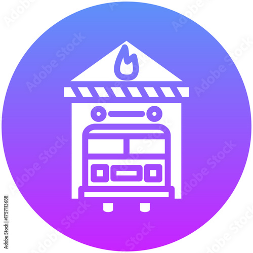 Fire Station Icon